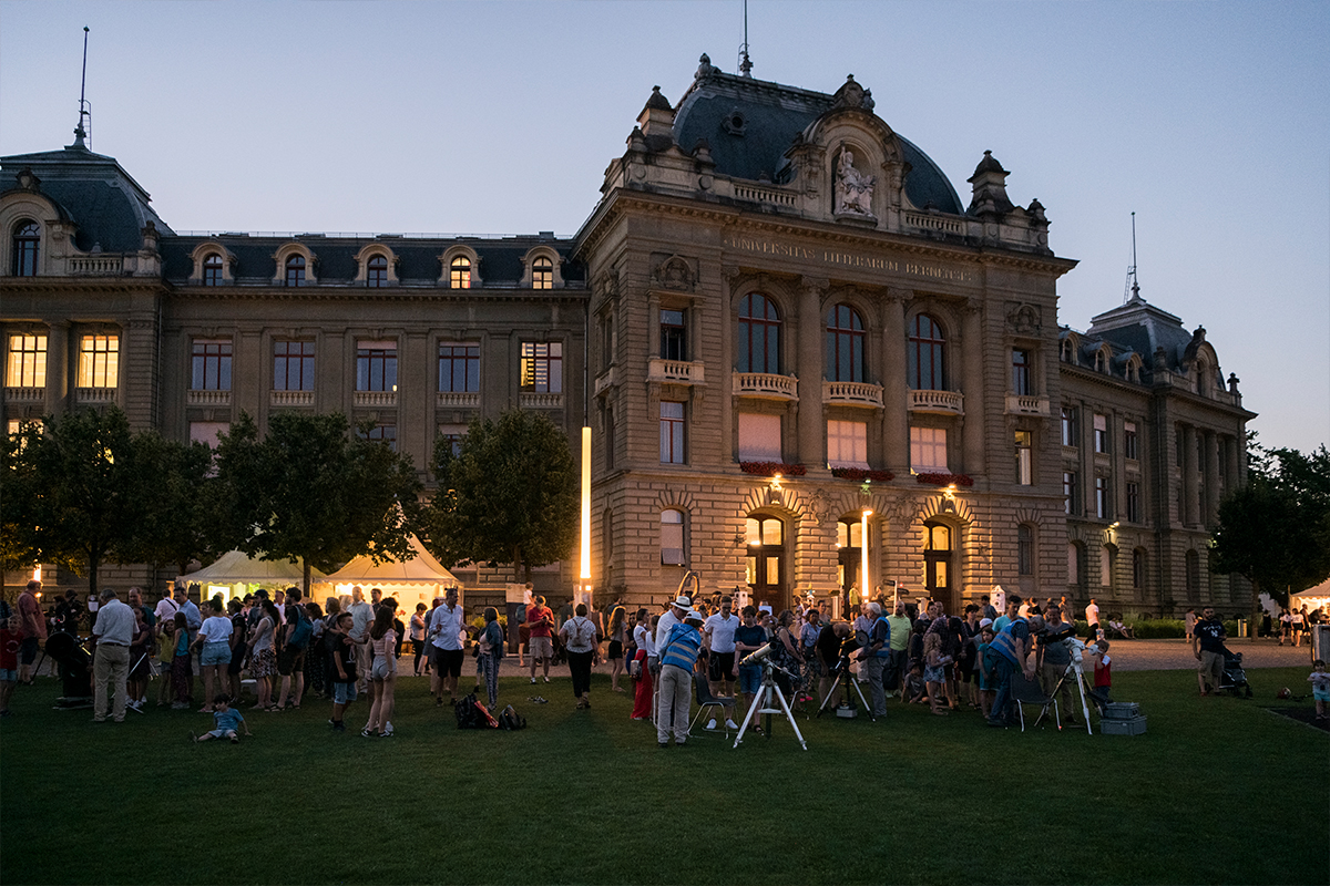 Die Nacht der Sterne auf der Grossen Schanze.